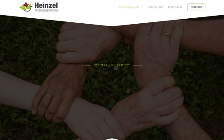 Screenshot of heinzel-apothekenberatung.de