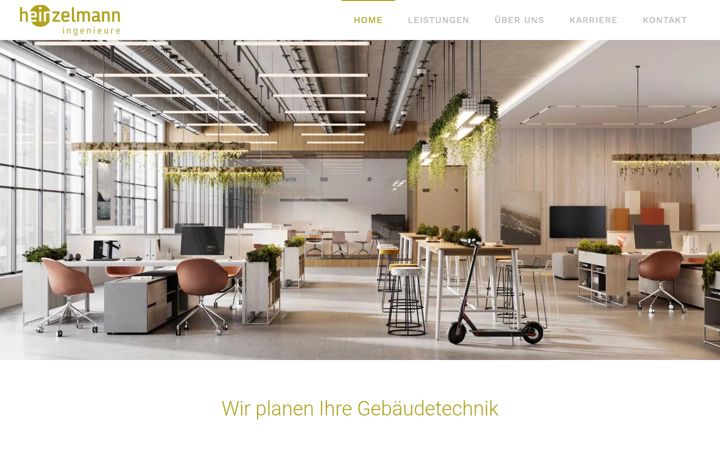 Screenshot of heinzelmann-ingenieure.de