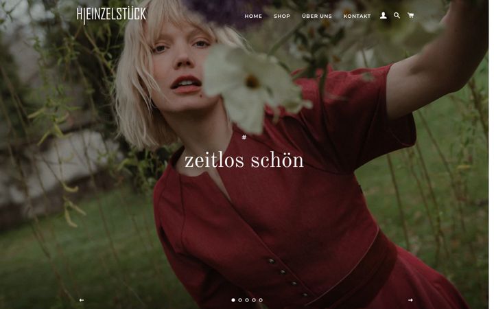 Screenshot of heinzelstueck.de