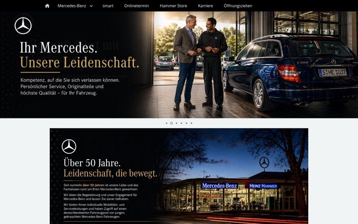 Screenshot of heinzhammer.de