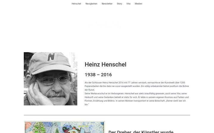 Screenshot of heinzhenschel.de