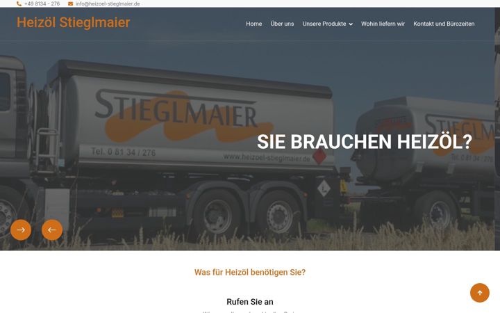 Screenshot of heinzoel.de