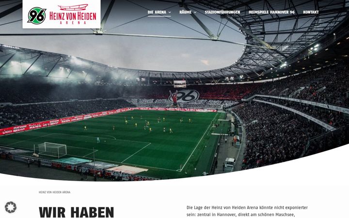 Ekrano kopija heinzvonheiden-arena.de