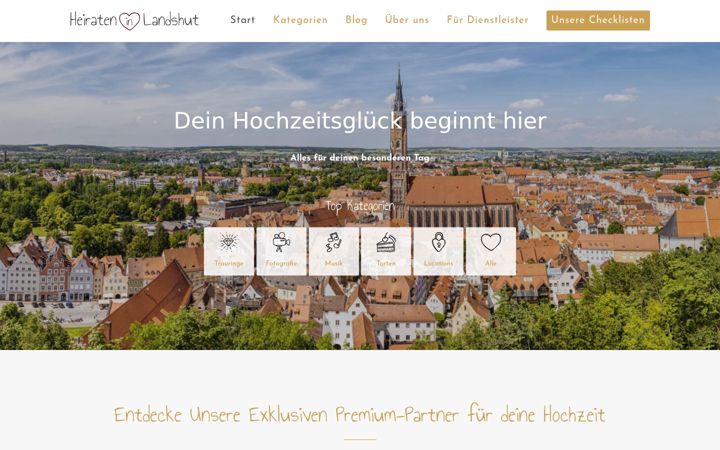 Ekrano kopija heiraten-in-landshut.de