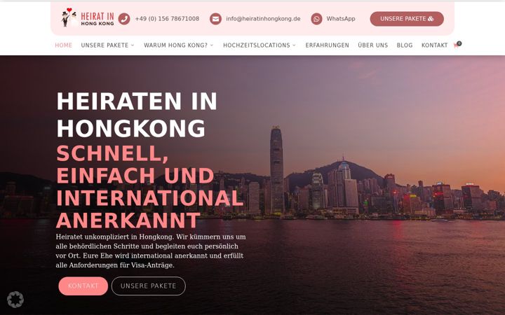 Ekrano kopija heiratinhongkong.de