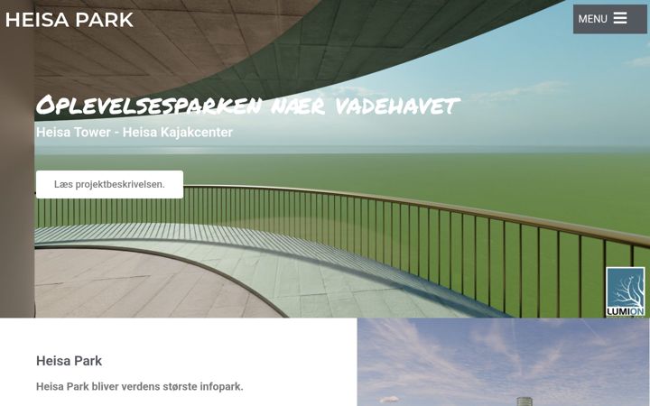 Screenshot of heisatower.dk