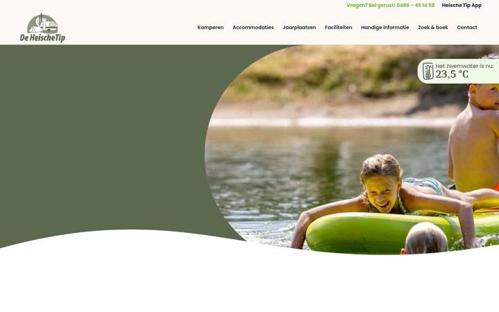 Screenshot of heischetip.nl