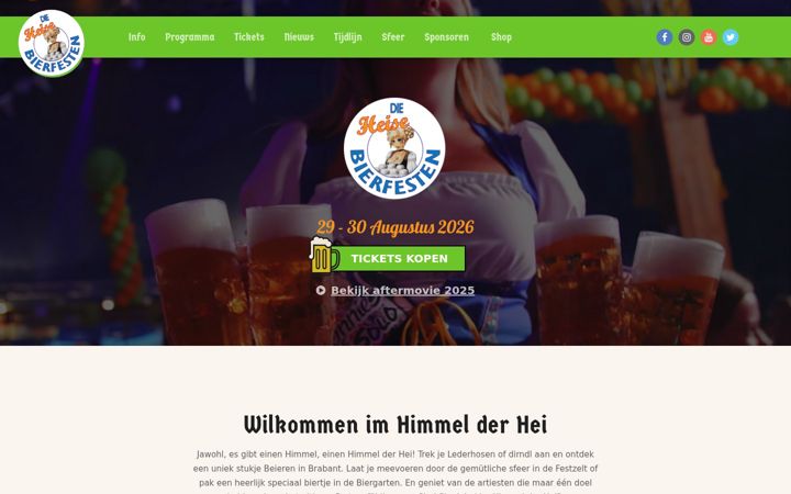 Screenshot von heisebierfeesten.nl