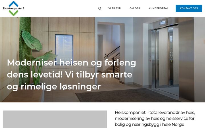 Screenshot of heiskompaniet.no