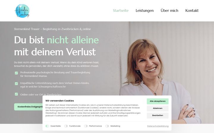 Screenshot of heisler-coaching.com
