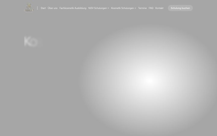 Screenshot of heislerkosmetikschule.de