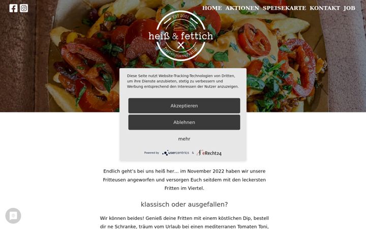 Képernyőkép: heiss-fettich.de