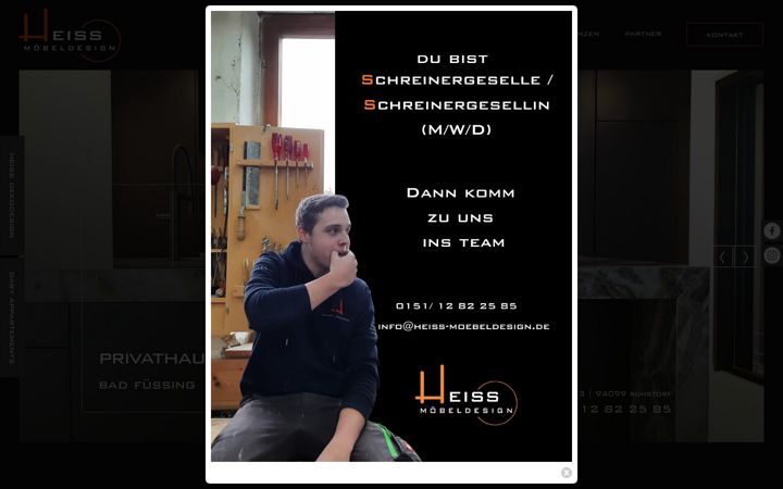 Képernyőkép: heiss-moebeldesign.de