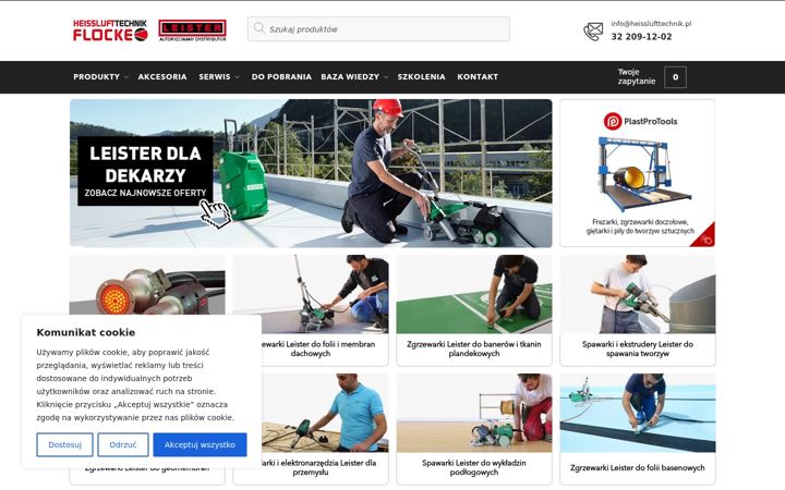 Screenshot of heisslufttechnik.pl
