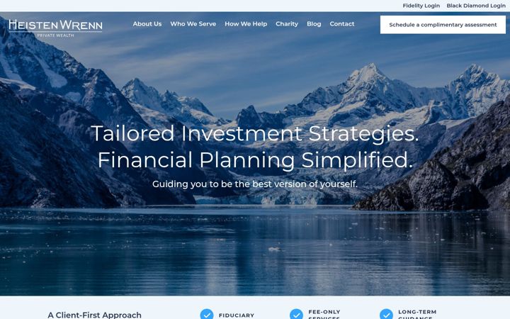 Screenshot of heistenfinancial.com