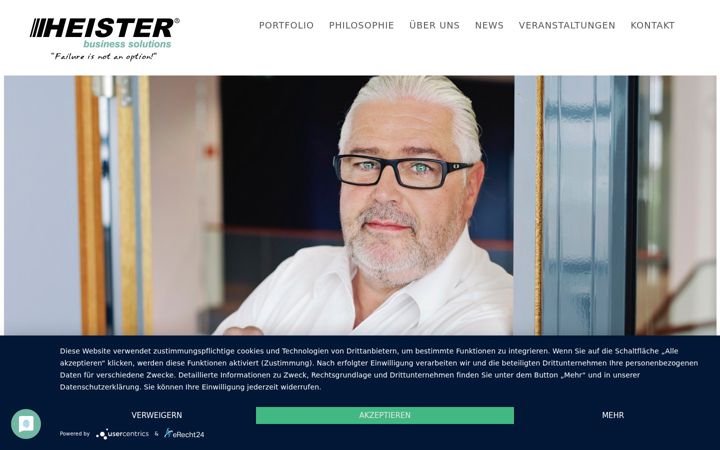 Screenshot of heister-business-solutions.eu