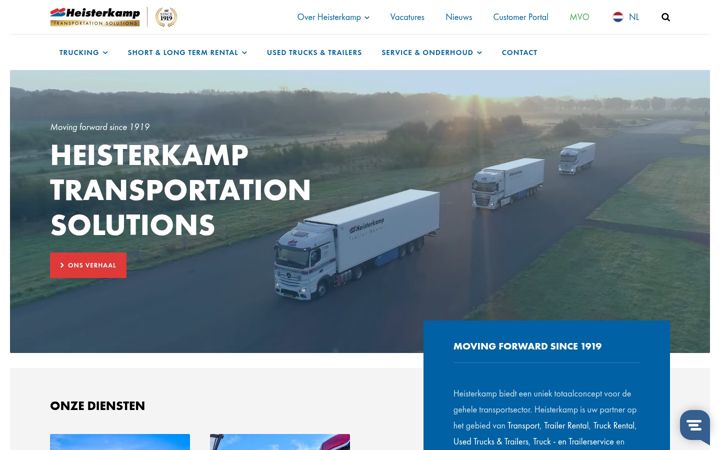Screenshot of heisterkamp.eu
