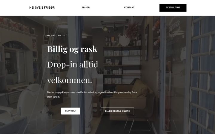 Screenshot of heisveisoslo.no