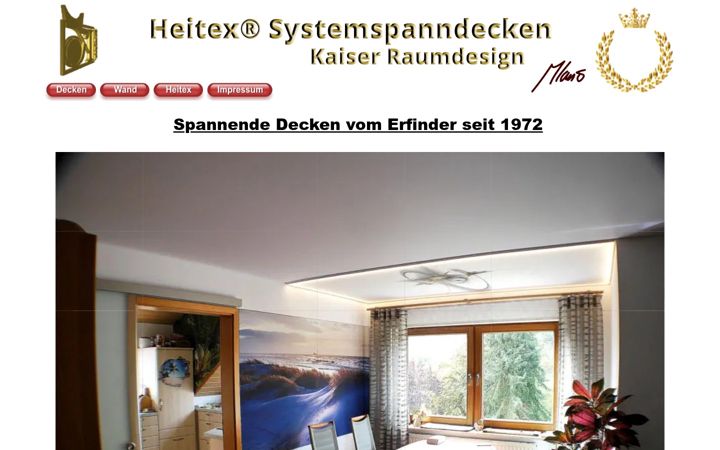 Screenshot of heitex.de