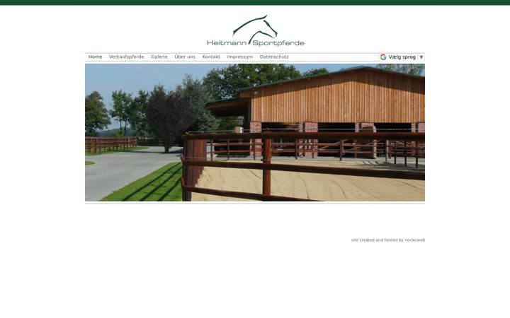 Screenshot of heitmannsportpferde.de