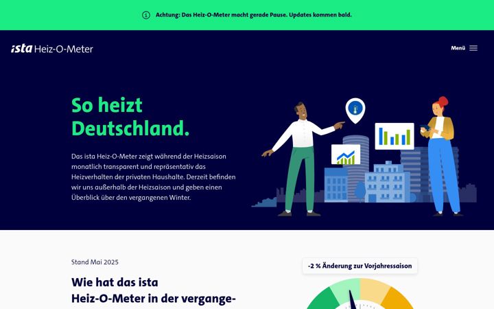 Screenshot of heiz-o-meter.de