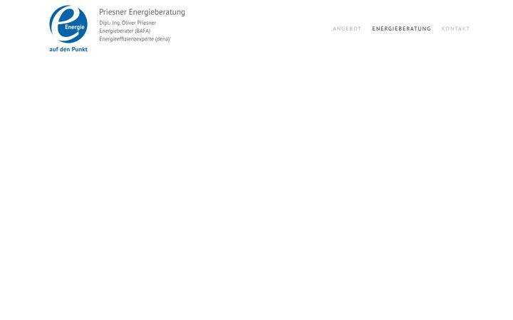 Skärmbild av heizenergieverbrauch.de