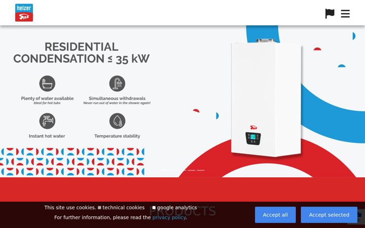 Screenshot of heizersile.com