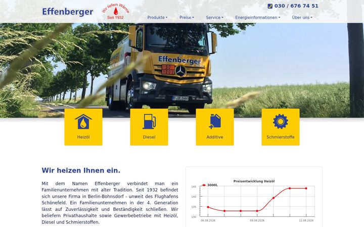 Screenshot of heizoel-effenberger.de