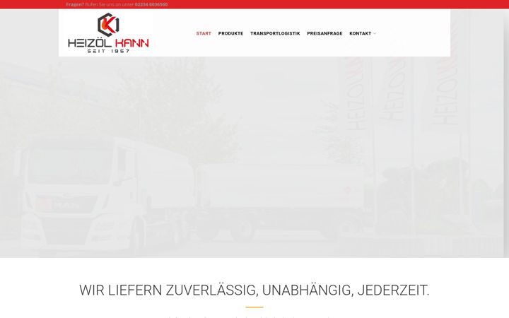 Screenshot του heizoel-kann.de