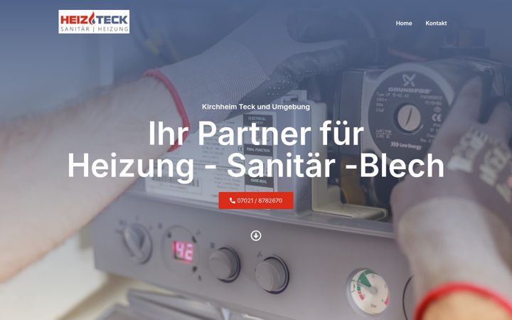 Screenshot di heizteck.de