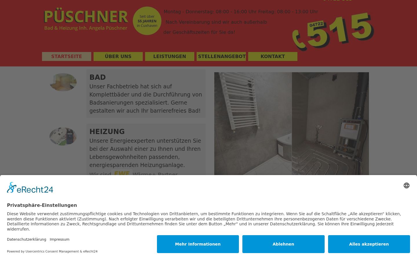 Screenshot tal-banner tal-kunsens muri qabel kwalunkwe interazzjoni