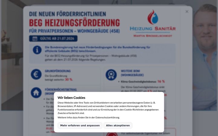 Screenshot of heizung-bresselschmidt.de