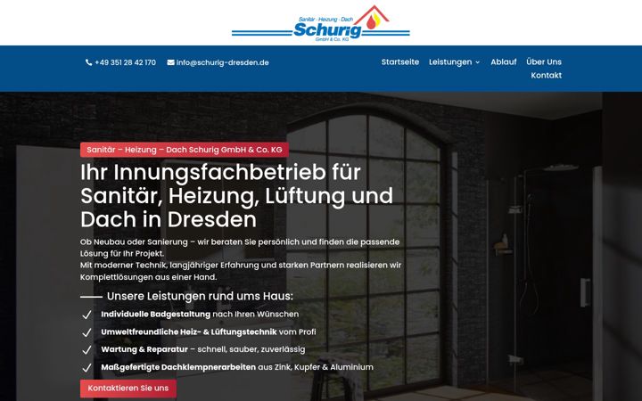 Screenshot ta' heizung-dd.de