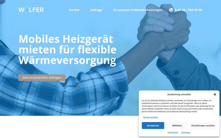 Screenshot of heizung-mobil-mieten.de