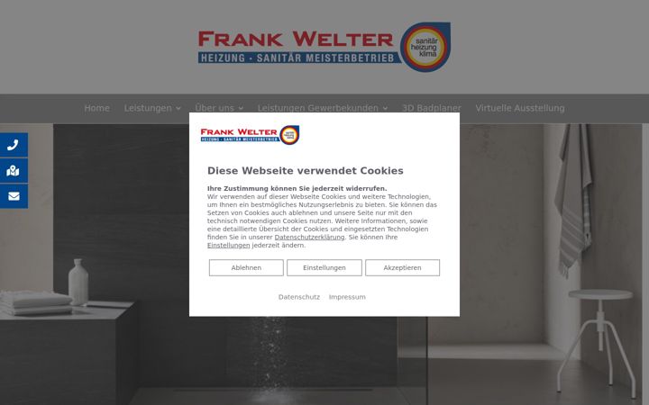 Screenshot of heizung-straelen.de