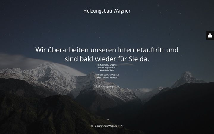 Screenshot ta' heizungs-wagner.de
