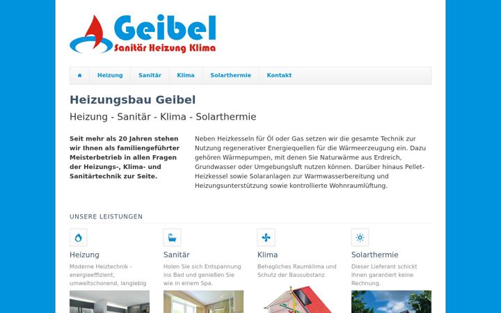 Screenshot ta' heizungsbau-geibel.de