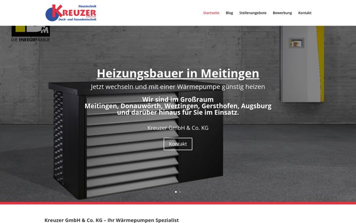 Skærmbillede af heizungsbauer-meitingen.de