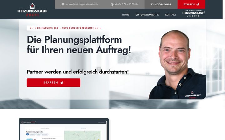 Screenshot of heizungskauf-profi.de