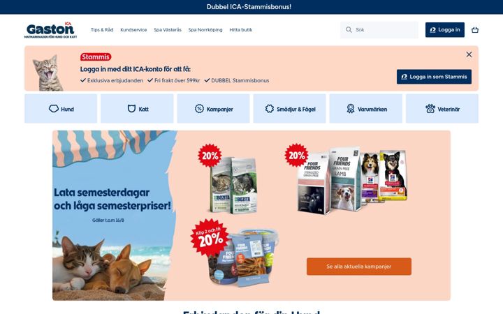 Screenshot of hejgaston.se