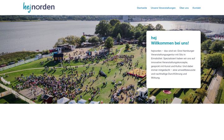 Screenshot von hejnorden.com