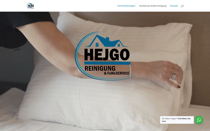 Screenshot of hejny-hochdruckreinigung.de