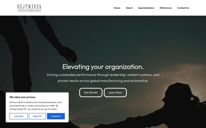 Screenshot of hejtmanek-ci.com
