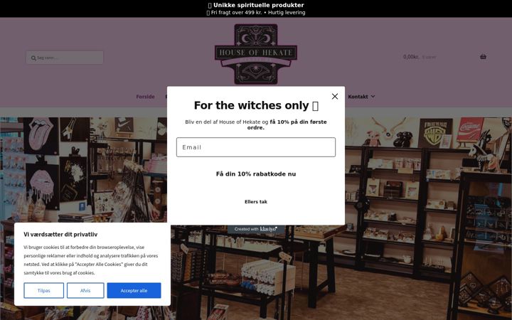 Screenshot of hekate.dk