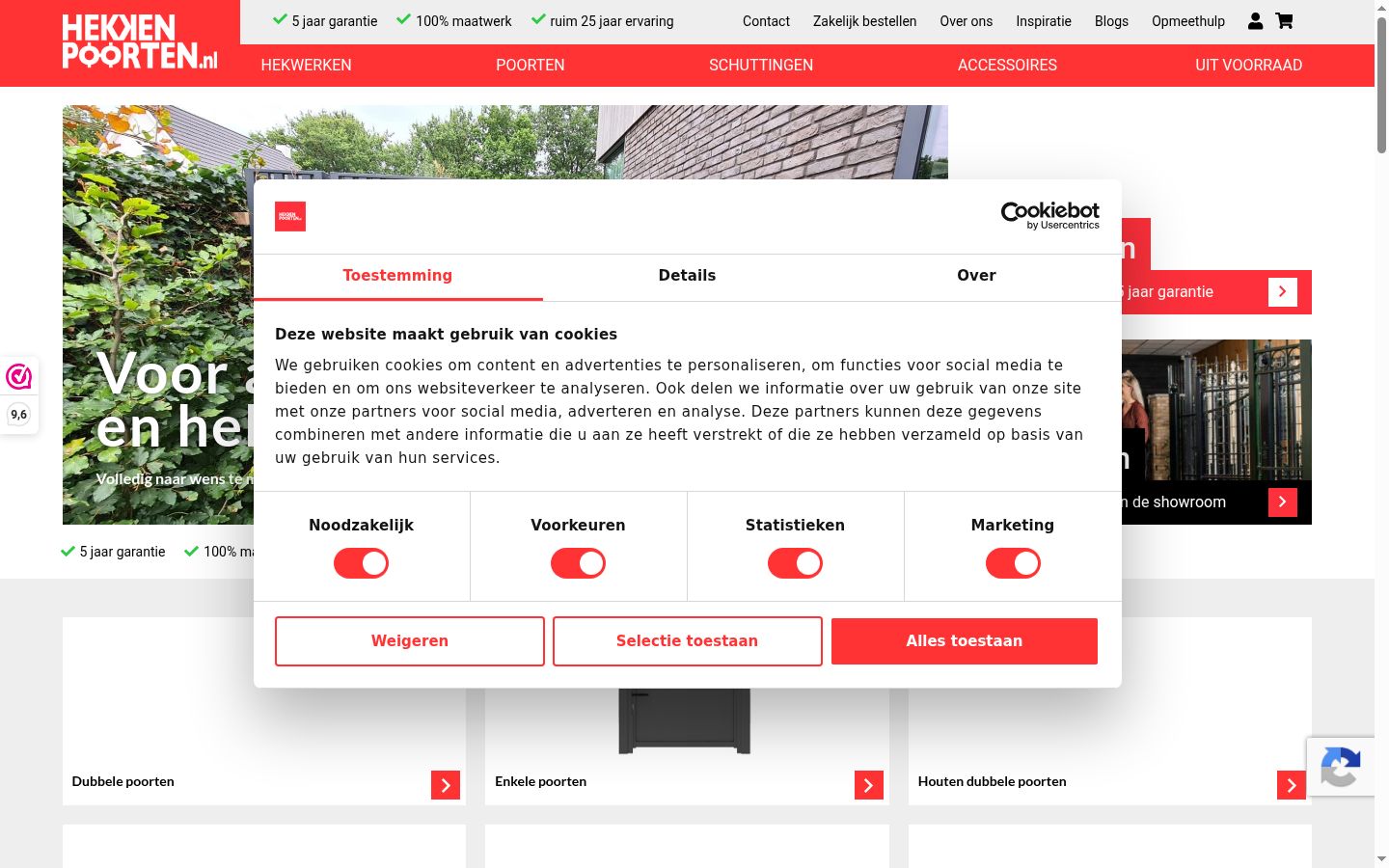 Screenshot tal-banner tal-kunsens muri qabel kwalunkwe interazzjoni
