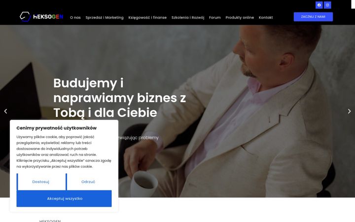 Screenshot of heksogen.pl