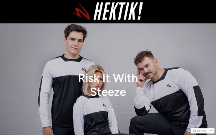 Screenshot of hektikclothing.com