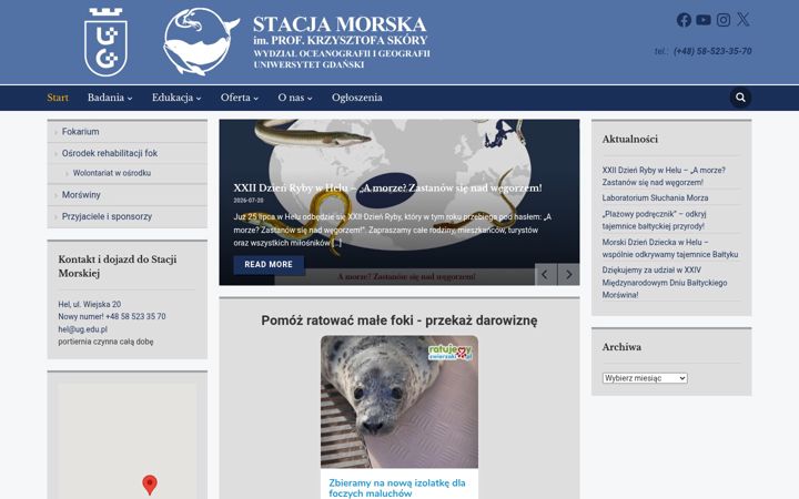Screenshot of hel.ug.edu.pl