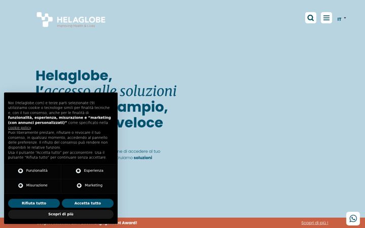 Screenshot of helaglobe.com