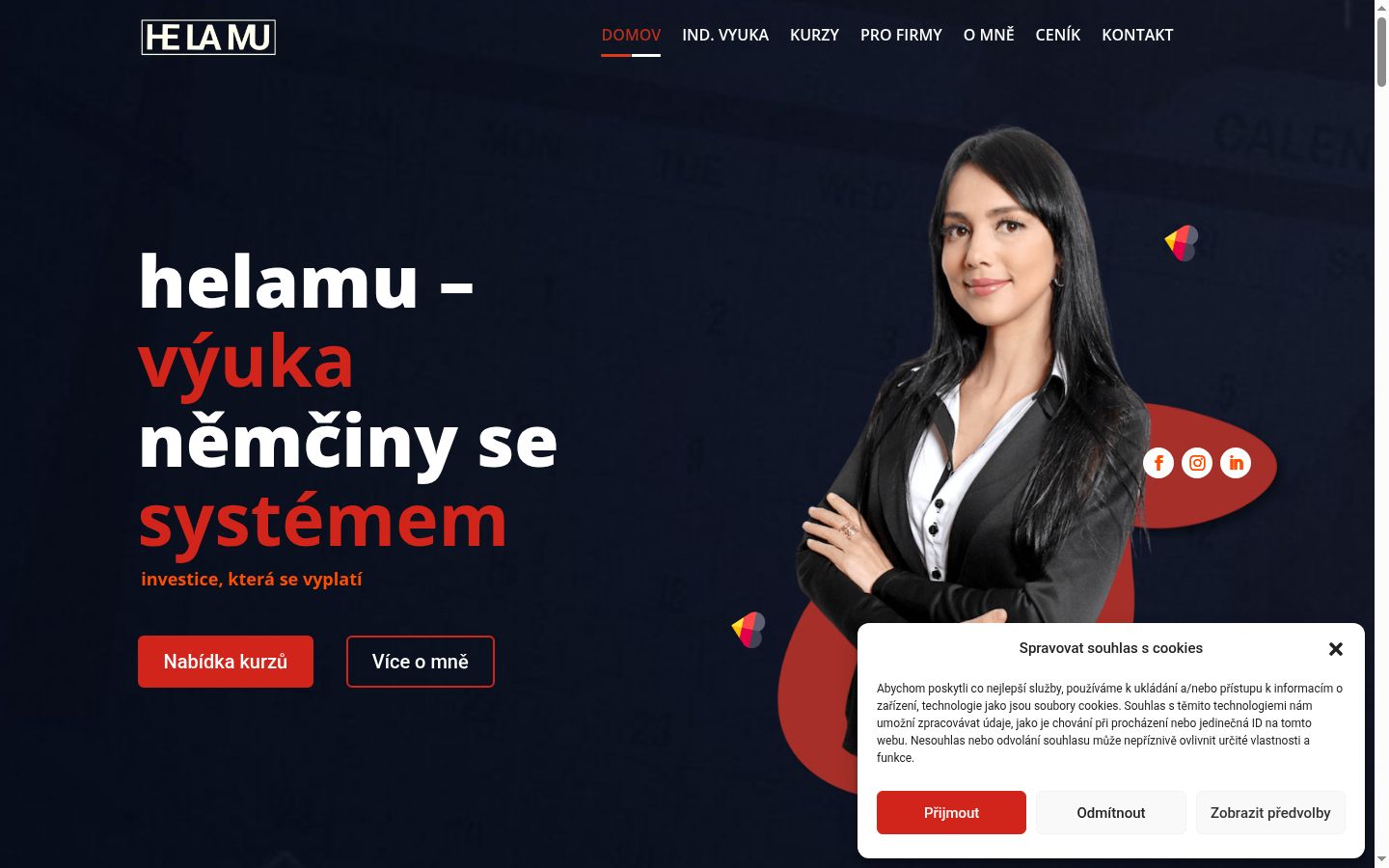 Snimka zaslona bannera za privolu prikazanog prije bilo kakve interakcije